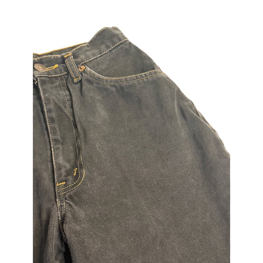 VTG LEVIS 509 28x34 Womens Black High Waisted Mom Denim Jeans Classic Streetwear - Picture 6 of 10